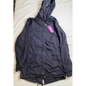 4How Hooded Raincoat Women's 6 Blue Lightweight Waterproof